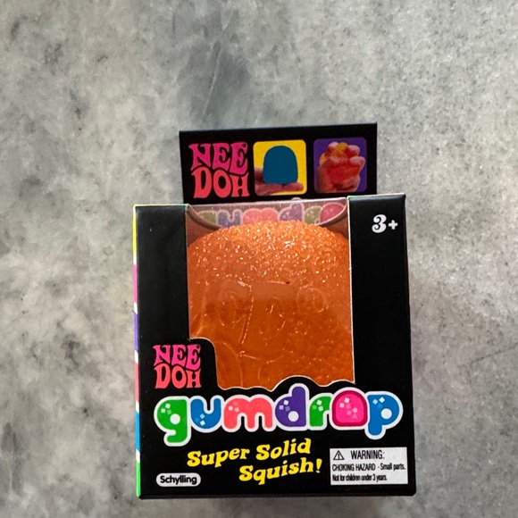needoh gumdrop orange Other - Nee Doh Gumdrop Squishy Toy - Vibrant Orange